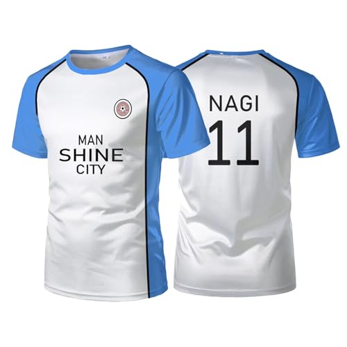 Yuogkk T-Shirt Blue Lock Rollenspiel Sporttrikot, Männer und Frauen locker lässig Sport Tanne Retro Rundhalsausschnitt Kurzarm Baumwolle Sportbekleidung leicht atmungsaktiv Kurzarm-Blue||XS Yuogkk T-Shirt Blue Lock Rollenspiel Sporttrikot, Männer und Frauen locker lässig Sport Tanne Retro Rundhalsausschnitt Kurzarm Baumwolle Sportbekleidung leicht atmungsaktiv Kurzarm-Blue||XS von Yuogkk