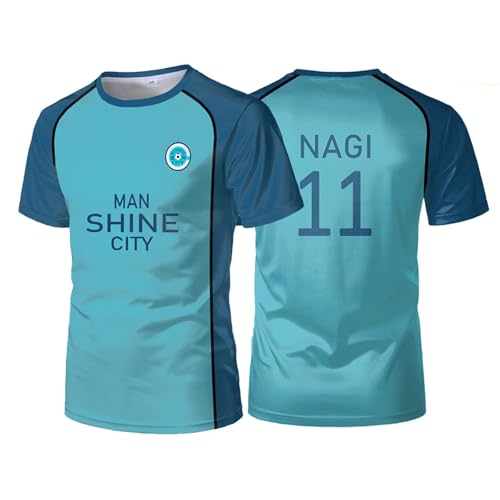 Yuogkk T-Shirt Blue Lock Rollenspiel Sporttrikot, Männer und Frauen locker lässig Sport Tanne Retro Rundhalsausschnitt Kurzarm Baumwolle Sportbekleidung leicht atmungsaktiv Kurzarm-Blue||XS Yuogkk T-Shirt Blue Lock Rollenspiel Sporttrikot, Männer und Frauen locker lässig Sport Tanne Retro Rundhalsausschnitt Kurzarm Baumwolle Sportbekleidung leicht atmungsaktiv Kurzarm-Blue||XS von Yuogkk
