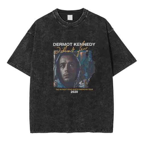Yuogkk T-Shirt Dermot Kennedy Unisex Sweatshirt, Plus Size Baumwollhemd lässig lose Weste gedruckt Muster Kurze Ärmel Klassische Vintage Top Singer Harajuku Shorts-Black||XS Yuogkk T-Shirt Dermot Kennedy Unisex Sweatshirt, Plus Size Baumwollhemd lässig lose Weste gedruckt Muster Kurze Ärmel Klassische Vintage Top Singer Harajuku Shorts-Black||XS von Yuogkk