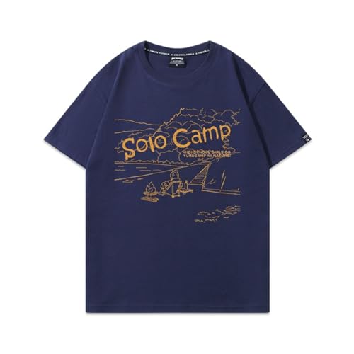 Yuogkk T-Shirt Laid-Back Camp Männer und Frauen lose lässige kurzärmelige, Cartoon-Muster Sweatshirt Laufen Reise Jacke Baumwolle gedruckt Harajuku Top ärmellose Weste-Black||XS Yuogkk T-Shirt Laid-Back Camp Männer und Frauen lose lässige kurzärmelige, Cartoon-Muster Sweatshirt Laufen Reise Jacke Baumwolle gedruckt Harajuku Top ärmellose Weste-Black||XS von Yuogkk