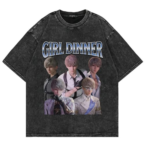 Yuogkk T Shirt Love Cartoon Game Print Deep-Space Kurzärmeliges Modisches Freizeit-Sweatshirt, Rundhals Vintage T-Shirt Aus Gewaschener Baumwolle Für Herren Und Damen Größe XS~3XL-#01||XS Yuogkk T Shirt Love Cartoon Game Print Deep-Space Kurzärmeliges Modisches Freizeit-Sweatshirt, Rundhals Vintage T-Shirt Aus Gewaschener Baumwolle Für Herren Und Damen Größe XS~3XL-#01||XS von Yuogkk