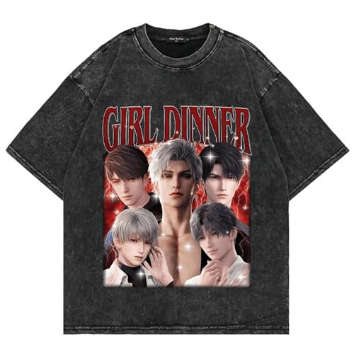 Yuogkk T Shirt Love Cartoon Game Print Deep-Space Kurzärmeliges Modisches Freizeit-Sweatshirt, Rundhals Vintage T-Shirt Aus Gewaschener Baumwolle Für Herren Und Damen Größe XS~3XL-#01||XS Yuogkk T Shirt Love Cartoon Game Print Deep-Space Kurzärmeliges Modisches Freizeit-Sweatshirt, Rundhals Vintage T-Shirt Aus Gewaschener Baumwolle Für Herren Und Damen Größe XS~3XL-#01||XS von Yuogkk