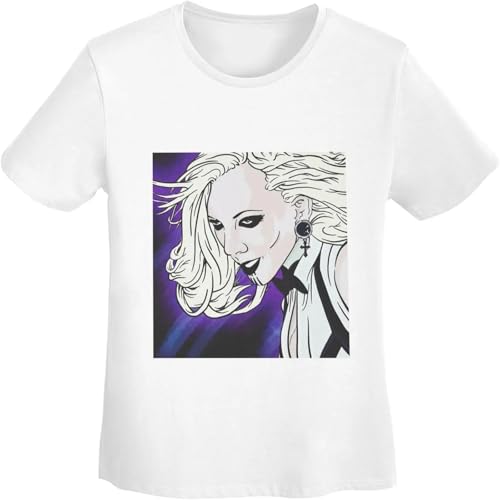 Yuogkk T-Shirt Maria Brink Männer und Frauen Mode Sweatshirt, Fun Print Pattern Kurzarm Role Playing Top Lose Plus Size Sweatshirt Streetwear-White||3XL von Yuogkk