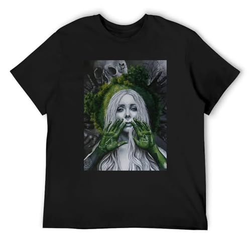 Yuogkk T-Shirt Maria Brink Männer und Frauen klassischen Rundhalsausschnitt Kurze Ärmel, modische lose Plus Größe Shirt Retro Print Top Spaß Muster Jacke Sänger Tour Sweatshirt-Black||3XL von Yuogkk