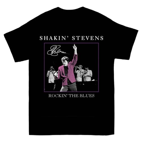 Yuogkk T-Shirt Shakin' Stevens Fashion Fun Short Sleeve, Cartoon Pattern Shirt Männer und Frauen Baumwolle Sweatshirt Role Play Tops Casual Loose Jacket-Black||XS Yuogkk T-Shirt Shakin' Stevens Fashion Fun Short Sleeve, Cartoon Pattern Shirt Männer und Frauen Baumwolle Sweatshirt Role Play Tops Casual Loose Jacket-Black||XS von Yuogkk
