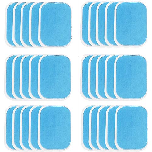 Yurhuit 30 StüCk Abs Trainer Gel Sheet Bauchstraffung GüRtel Muskel Toner Ab Trainer ZubehöR Gel Sheets für Gel Pad von Yurhuit