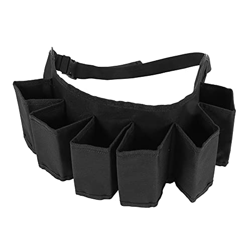 Yurhuit 6 Pack Tragbare Flasche Taille Gürtel Tasche Wein Flaschen Getränke Dosen Halter, Schwarz von Yurhuit