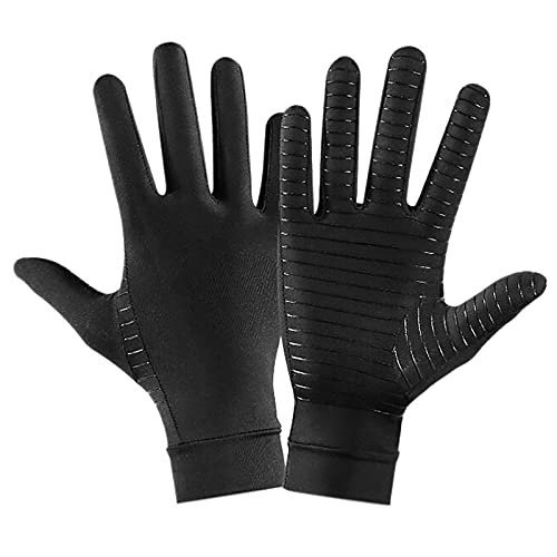 Yurhuit Arthritis Kompression Handschuhe Frauen MäNner Entlasten Hand Schmerzen Handschuhe zum Tippen UnterstüTzung für Gelenke TäGliche UnterstüTzung S von Yurhuit