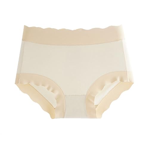 Yurosiay 2 Stück Damen Unterwäsche Nahtlos Stretch Hipster Panties Weich Atmungsaktive Unterhosen Frauen Hohe Taille Unsichtbare Höschen Bequem Maulbeerseide Unterwäsche Slips Damen Beige L Yurosiay 2 Stück Damen Unterwäsche Nahtlos Stretch Hipster Panties Weich Atmungsaktive Unterhosen Frauen Hohe Taille Unsichtbare Höschen Bequem Maulbeerseide Unterwäsche Slips Damen Beige L von Yurosiay