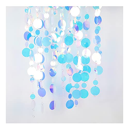 Yurosiay 5 Stück 1m Glitzer Hängende Girlande Bunt Girlande Runde Kreise Schillernde Girlande Hängend Punkte Glitzer Runde Kreis Banner Rund Girlande Deko für Hochzeit Geburtstag Party Blau Yurosiay 5 Stück 1m Glitzer Hängende Girlande Bunt Girlande Runde Kreise Schillernde Girlande Hängend Punkte Glitzer Runde Kreis Banner Rund Girlande Deko für Hochzeit Geburtstag Party Blau von Yurosiay