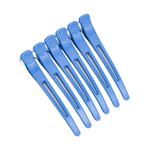 Yurosiay 6 Stück Haarklammern Friseurbedarf Groß Entebill Haarspangen Haarclips zum Stylen und Schneiden Abteilklammern Friseur No-Trace rutschfest Haarclip Entebill Mit Silikonband Blau Yurosiay 6 Stück Haarklammern Friseurbedarf Groß Entebill Haarspangen Haarclips zum Stylen und Schneiden Abteilklammern Friseur No-Trace rutschfest Haarclip Entebill Mit Silikonband Blau von Yurosiay