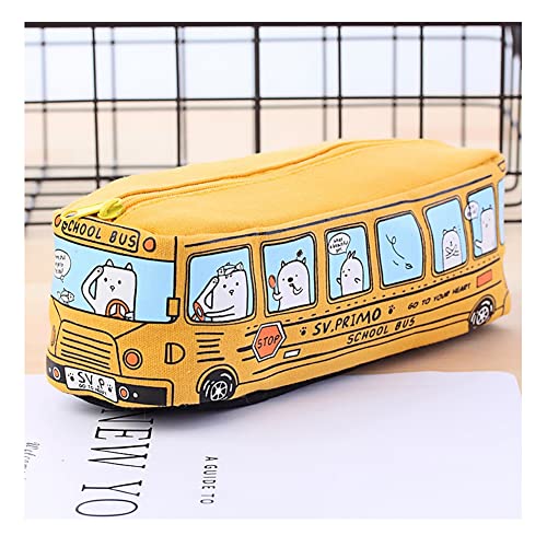 Yurosiay Bus Federmäppchen Kreative Niedliche Bus Schulmäppchen Kinder Teenager Federtaschen Tragbar Dauerhaft Mäppchen Canvas Stiftemäppchen Mit Reißverschluss Schulsachen Federtasche Gelb Yurosiay Bus Federmäppchen Kreative Niedliche Bus Schulmäppchen Kinder Teenager Federtaschen Tragbar Dauerhaft Mäppchen Canvas Stiftemäppchen Mit Reißverschluss Schulsachen Federtasche Gelb von Yurosiay