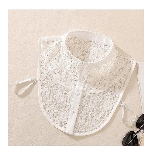 Yurosiay Damen Falscher Kragen Spitze Elegant Aushöhlen Spitze Blusenkragen Einsatz Abnehmbarer Kragen Spitze Vintage Häkelspitzen Krageneinsatz Damen Hemdkragen Spitzen Eine Größe Weiße 6# Yurosiay Damen Falscher Kragen Spitze Elegant Aushöhlen Spitze Blusenkragen Einsatz Abnehmbarer Kragen Spitze Vintage Häkelspitzen Krageneinsatz Damen Hemdkragen Spitzen Eine Größe Weiße 6# von Yurosiay