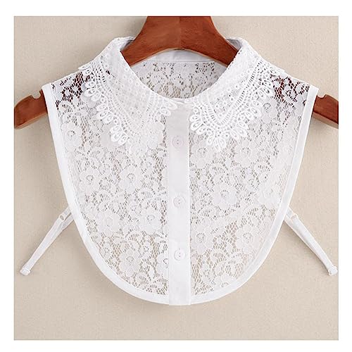 Yurosiay Damen Falscher Kragen Spitze Elegant Aushöhlen Spitze Blusenkragen Einsatz Abnehmbarer Kragen Spitze Vintage Häkelspitzen Krageneinsatz Damen Hemdkragen Spitzen Eine Größe Weiße 7# Yurosiay Damen Falscher Kragen Spitze Elegant Aushöhlen Spitze Blusenkragen Einsatz Abnehmbarer Kragen Spitze Vintage Häkelspitzen Krageneinsatz Damen Hemdkragen Spitzen Eine Größe Weiße 7# von Yurosiay