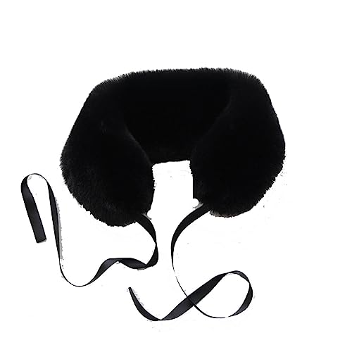 Yurosiay Damen Plüschschal Winter Warmer Dicke Kunstfell Schal Kurz Pelzkragenschal Weich Mode Kunstfell Pelzkragen Damen Fellkragen Kunstpelz Schal Warmer Faux Pelzschal 55×10.5cm Schwarz Yurosiay Damen Plüschschal Winter Warmer Dicke Kunstfell Schal Kurz Pelzkragenschal Weich Mode Kunstfell Pelzkragen Damen Fellkragen Kunstpelz Schal Warmer Faux Pelzschal 55×10.5cm Schwarz von Yurosiay