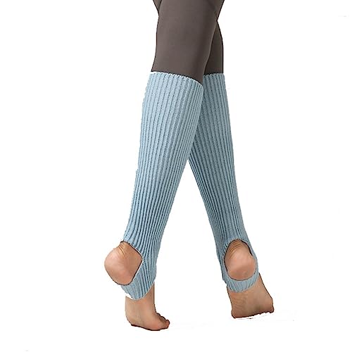 Yurosiay Gestrickte Ballett Stulpen 43cm Tanzstulpen Mädchen Damen Winter Warm Beinstulpen Strick Mit Fersenloch Weich Legwarmer Beinwarmer Stulpen für Yoga Ballett Tanz Fitness Hellblau Yurosiay Gestrickte Ballett Stulpen 43cm Tanzstulpen Mädchen Damen Winter Warm Beinstulpen Strick Mit Fersenloch Weich Legwarmer Beinwarmer Stulpen für Yoga Ballett Tanz Fitness Hellblau von Yurosiay