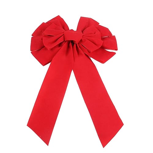 Yurosiay Große Rote Weihnachtsschleife 25×45cm Rote Samt Schleife Große Deko Schleifen Hängende Weihnachtsbaum Schleifen Weihnachtskranz Schleife für Haus Tür Kamin Feiertag Party 4 Stück Yurosiay Große Rote Weihnachtsschleife 25×45cm Rote Samt Schleife Große Deko Schleifen Hängende Weihnachtsbaum Schleifen Weihnachtskranz Schleife für Haus Tür Kamin Feiertag Party 4 Stück von Yurosiay