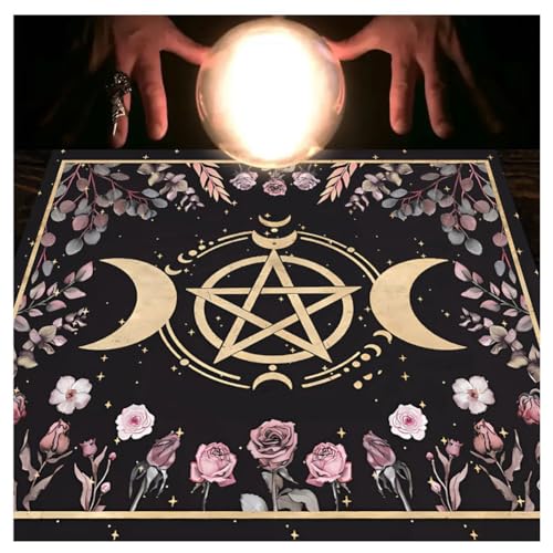 Yurosiay Tarotkarten Tischdecke 49×49cm Vintage Astrologie Tuch Nordischer Stil Mond Blumen Bedruckte Tischdecke Altar Tarot Tischdecke Quadratisch Tarot Spiel Tischdecke Altar Tischdecke 5# Yurosiay Tarotkarten Tischdecke 49×49cm Vintage Astrologie Tuch Nordischer Stil Mond Blumen Bedruckte Tischdecke Altar Tarot Tischdecke Quadratisch Tarot Spiel Tischdecke Altar Tischdecke 5# von Yurosiay