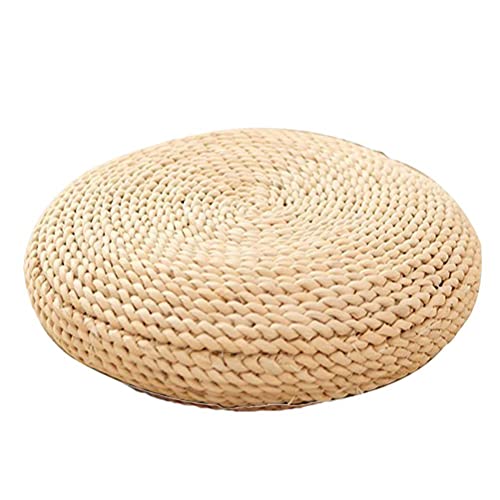 Yusat Rundes Strohkissen, runder dicker Boden, Tatami-Matte, Zuhause, Fitness, Yoga, Meditationskissen, Seidenpolsterung, Bodenmatte, Stroh-Fitness-Yoga-Matte, Beige, 30 x 30 cm Yusat Rundes Strohkissen, runder dicker Boden, Tatami-Matte, Zuhause, Fitness, Yoga, Meditationskissen, Seidenpolsterung, Bodenmatte, Stroh-Fitness-Yoga-Matte, Beige, 30 x 30 cm von Yusat