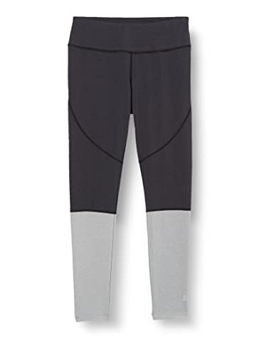 Yvette Sports Damen Plain Tights, Dark Melange Grey, XL von Yvette Sports