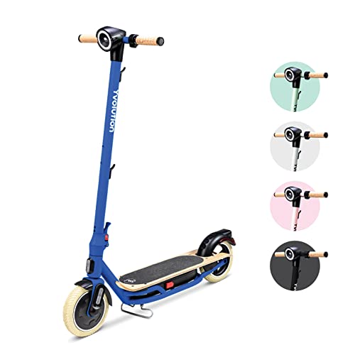 Yvolution YES Electric Scooter, Adult ecooter with 350W Motor and LED Display, Max Speed 15.5 Mph, 8.5" Solid Tires, 3 Speed Modes and Dual Braking, Folding Commuter Adult Electric Scooter (Nigh Sky) von Yvolution