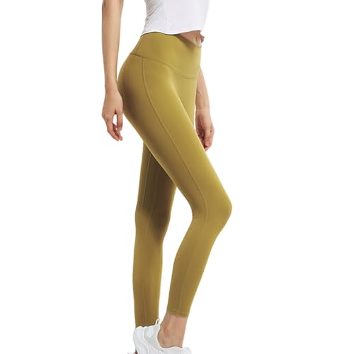 Ywmsfl Leggings mit hoher Taille für Damen, weiche, elastische Hose, Bauchkontrolle, Fitness-Leggings für Workout von Ywmsfl