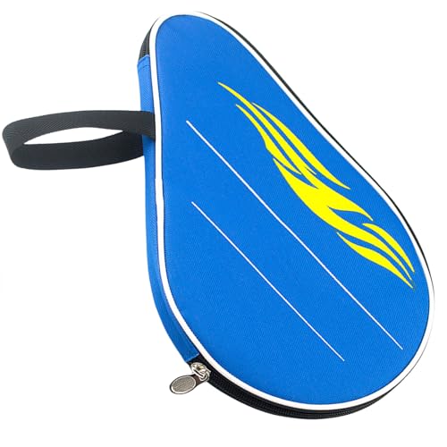 Ywmsfl Vielseitige Tischtennisschlägertasche mit gepolsterten Protektoren für Schlägerhalter für Spieler aller Niveaus, Schläger-Organizer Ywmsfl Vielseitige Tischtennisschlägertasche mit gepolsterten Protektoren für Schlägerhalter für Spieler aller Niveaus, Schläger-Organizer von Ywmsfl