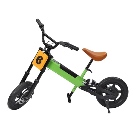 Kinder-Balance-Fahrrad, 200W Elektro-Balance-Fahrrad, Elektrisches Laufrad für Kinder für Kinder über 5 Jahre und Weniger als 154 lbs (Grün) von YyanLAK