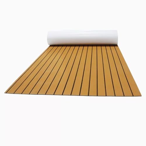 YyanLAK Teak Bodenbelag, DeckbeschläGe für Boote106 X 35 Zoll Eva-Schaumstoffmatte Boot Yacht Teak Decking Blatt Pad Bodenbelag Kissen von YyanLAK