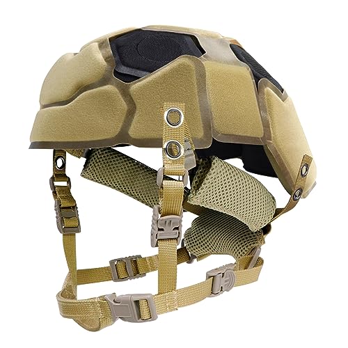 Yzpacc Taktische Helmpolster und Helm-Kinnriemen-Ersatz verstellbar für Tactical Fast MICH ACH Bump Team Wendy FMA EXF Helm Ersatz Zubehör Kit von Yzpacc