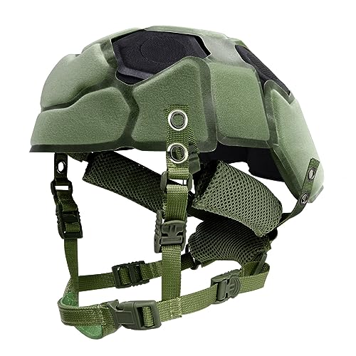 Yzpacc Taktische Helmpolster und Helm-Kinnriemen-Ersatz verstellbar für Tactical Fast MICH ACH Bump Team Wendy FMA EXF Helm Ersatz Zubehör Kit von Yzpacc