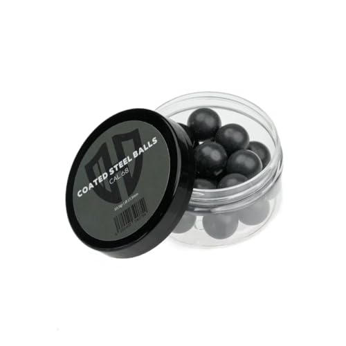 20 x Coated Steel Balls | 10.5g | Extremely Hard | HDR68 | HDS68 | HDX 68 | HDB 68 | Cal.68 Black von Z-RAM