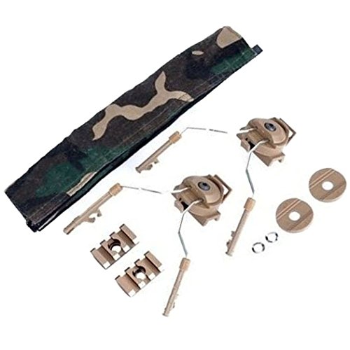 Z-TAC Kit COMTAC I/II für Helm Fast Arc Rail Softair (TAN) von Z-Tactical