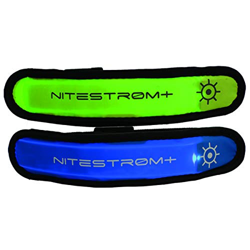 ZNEX LED Armband Leuchtarmband für Sport & Outdoor, 2er Set blau/grün. Hell leuchtendes LED Jogging Fahrrad Licht Warnlicht Blinklicht für hohe Sichtbarkeit im Dunkeln ZNEX LED Armband Leuchtarmband für Sport & Outdoor, 2er Set blau/grün. Hell leuchtendes LED Jogging Fahrrad Licht Warnlicht Blinklicht für hohe Sichtbarkeit im Dunkeln von Z:NEX