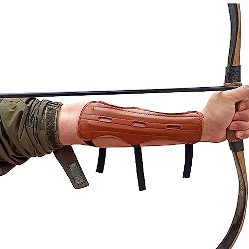 ZAHD Bogenschützen Armschutz Unterarm Leder Armschoner für Bogenschießen Handschutz Für Bogenschiessen Recurvebogen Lederprotektor zum Schutz des Unterarms und für Komfort beim Bogenschießen ZAHD Bogenschützen Armschutz Unterarm Leder Armschoner für Bogenschießen Handschutz Für Bogenschiessen Recurvebogen Lederprotektor zum Schutz des Unterarms und für Komfort beim Bogenschießen von ZAHD