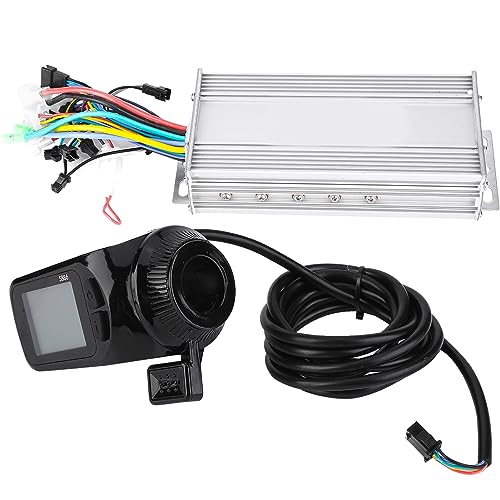 ZAICOLER Bürstenloser Motorcontroller, Elektrofahrrad-Scooter-Brushless-Controller-Kit Elektrischer Bürstenloser Controller mit LCD-Anzeigefeld für Scooter-Elektrofahrrad (1000W60V) von ZAICOLER