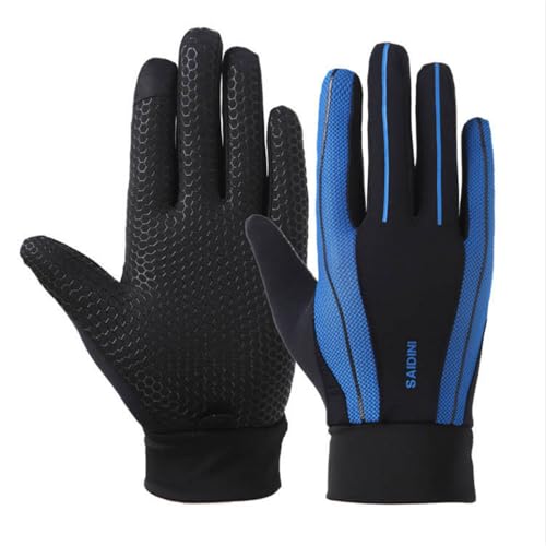 ZAJIWFG Sport-Handschuhe, Motorrad-Reiten Fitness Griffige Verschleißschutz-Handschuhe, Outdoor-Klettern Handschuhe (Grau),1# von ZAJIWFG