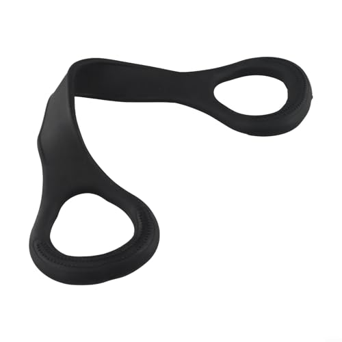 Elastische Übungsbänder mit Griffen, verschleißfest und flexibel (4,5–9 kg, schwarz) von ZAMETTER