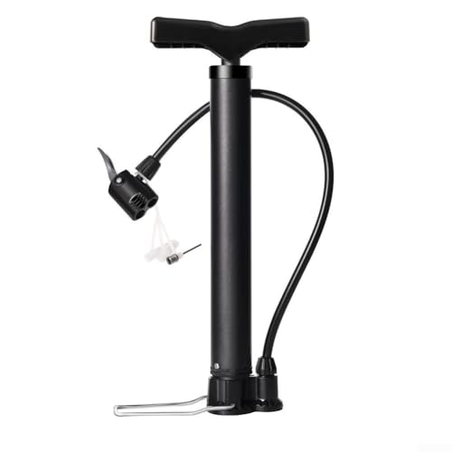 Kompakte Fahrrad-Standpumpe mit Manometer, ideal für Rennräder und andere aufblasbare Sportgeräte von ZAMETTER