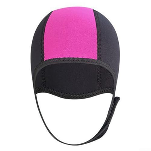 ZAMETTER Schwimmkappe, Ohrenschutz, flexibel, Neopren, Tauchhaube, wasserdicht, Rosa von ZAMETTER