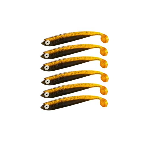 ZANDERKANT - Angelköder - Gummifische - Junior Kauli - 2 Packungen je 3 Stück - Nachtschatten - 9cm - Greifer 3/0 - schwimmend ZANDERKANT - Angelköder - Gummifische - Junior Kauli - 2 Packungen je 3 Stück - Nachtschatten - 9cm - Greifer 3/0 - schwimmend von ZANDERKANT