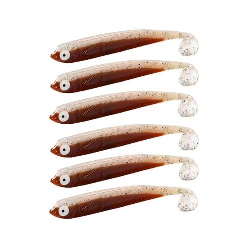 ZANDERKANT - Angelköder - Gummifische - Kauli - 2 Packungen je 3 Stück - Sandmann - 12cm - Greifer 3/0 - schwimmend ZANDERKANT - Angelköder - Gummifische - Kauli - 2 Packungen je 3 Stück - Sandmann - 12cm - Greifer 3/0 - schwimmend von ZANDERKANT