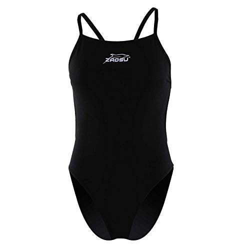 ZAOSU Damen und Mädchen Schwimmanzug Essential | Sport Badeanzug für das Schwimm Training, Farbe:schwarz, Größe:44 ZAOSU Damen und Mädchen Schwimmanzug Essential | Sport Badeanzug für das Schwimm Training, Farbe:schwarz, Größe:44 von ZAOSU
