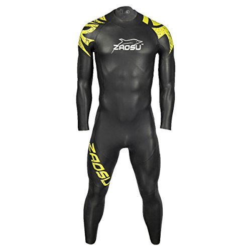 ZAOSU Herren Neoprenanzug Z-Training | Openwater Wetsuit für Einsteiger und Profis im Freiwasser-Schwimmen und Triathlon, Farbe:grün, Größe:XL von ZAOSU