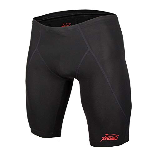 ZAOSU Wettkampf-Schwimmhose Z-Speed 2.0 | Premium Jammer Herren & Jungen mit Kompression für das Schwimmen, Farbe:schwarz, Größe:7 von ZAOSU