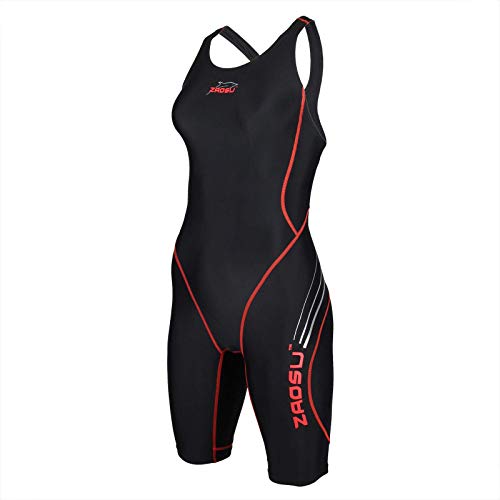 ZAOSU Wettkampf-Schwimmanzug Z-Black - Badeanzug für Mädchen und Damen, Farbe:schwarz/rot, Größe:44 ZAOSU Wettkampf-Schwimmanzug Z-Black - Badeanzug für Mädchen und Damen, Farbe:schwarz/rot, Größe:44 von ZAOSU