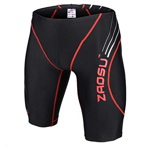 ZAOSU Wettkampf-Schwimmhose Z-Black - FINA Badehose für Jungen und Herren eng anliegend | Training Swimwear Men UV Badebekleidung Männer Boys Swimming Jammer Sport ZAOSU Wettkampf-Schwimmhose Z-Black - FINA Badehose für Jungen und Herren eng anliegend | Training Swimwear Men UV Badebekleidung Männer Boys Swimming Jammer Sport von ZAOSU