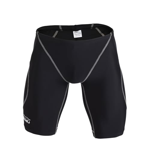 ZAOSU Z-Essential Trainings Jammer - Schwimmhose für Herren und Jungen, Farbe:schwarz/grau, Größe:S von ZAOSU