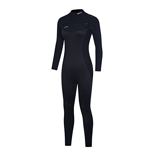 ZCCO Neoprenanzug Damen 3mm Neopren Thermal Brustreißverschluss Badeanzug Herren und Frauen Langer Tauchanzug zum Surfen,Speerfischen,Tauchen,Schnorcheln,Kajakfahren von ZCCO