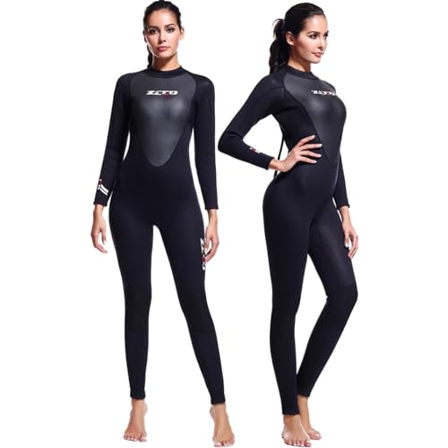 Neoprenanzug Damen 3MM Langarmeliger Ganzkörper-Neoprenanzug Herren mit Ruckenreißverschluss fur Speerfischen Surfen Schnorcheln Kanufahren Tauchanzuge Neoprenanzug Damen 3MM Langarmeliger Ganzkörper-Neoprenanzug Herren mit Ruckenreißverschluss fur Speerfischen Surfen Schnorcheln Kanufahren Tauchanzuge von ZCCO